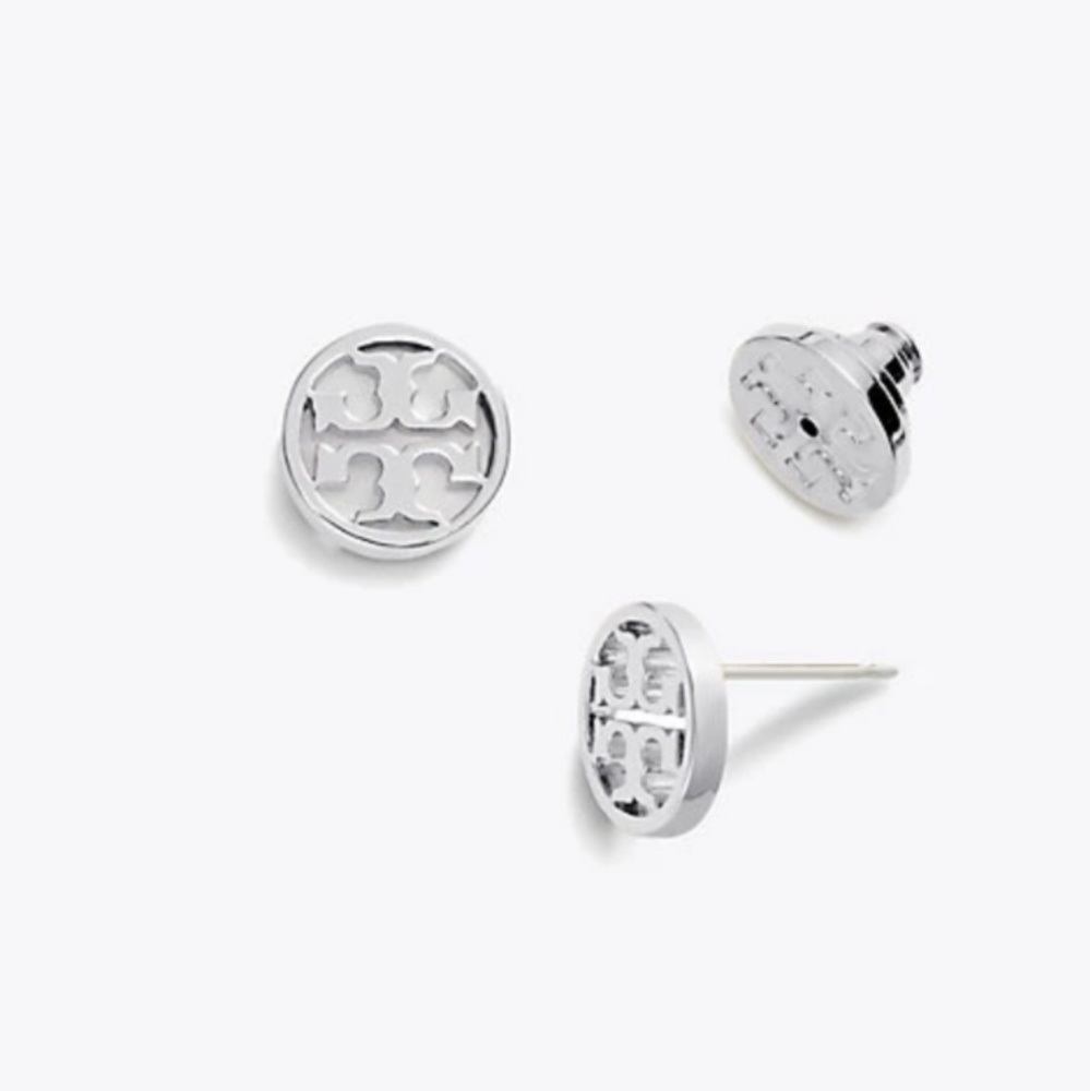 *NEW* Tory Burch circle logo earings - Picture 3 of 6